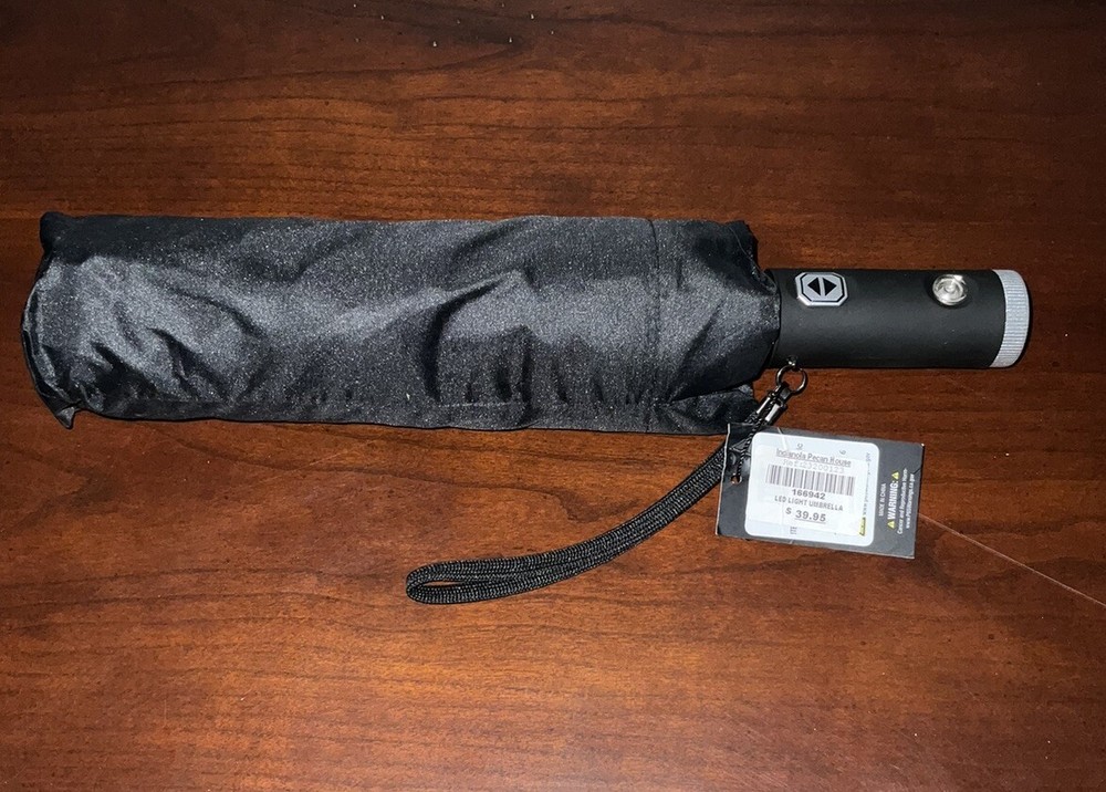 Mad Man, Umbrella With LED Light, NWT, Men’s Gift Idea