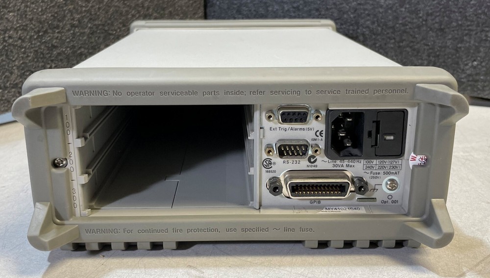 Agilent HP 34970A Data Acquisition Data Logger Switch Unit w/ 6.5 Digit DMM