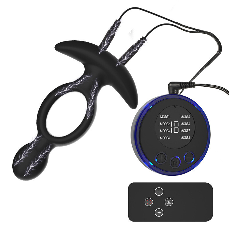 E-Stim Shock Expander Plug Therapy Enhancer-Host Pulse Power Extender Devic BDSM