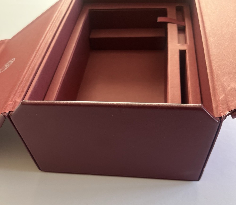 Authentic Jacques Marie Mage Last Frontier Red Leather Box Only