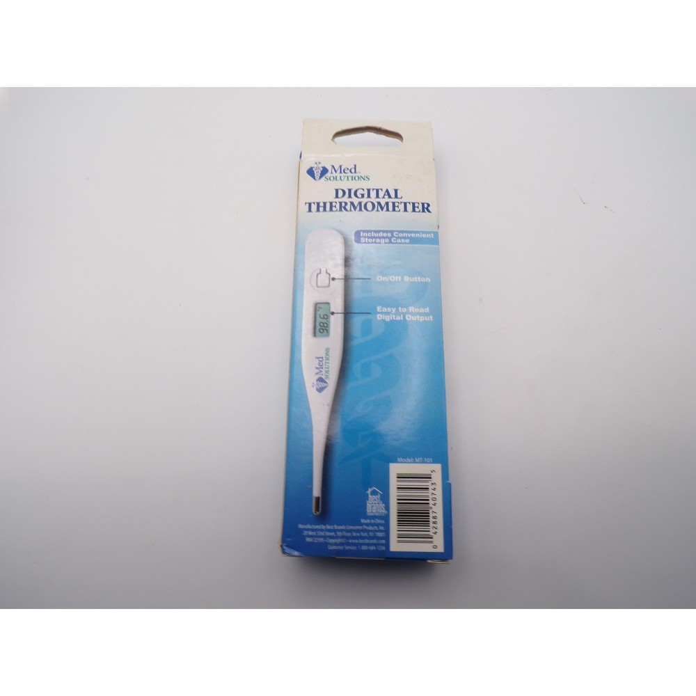 Med Solutions Digital Thermometer 60 Second Readout