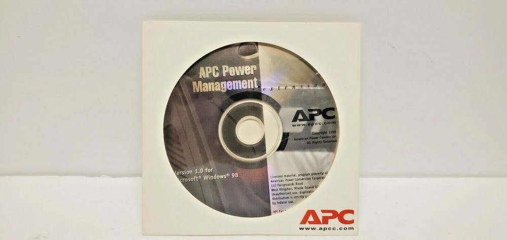 APC Power Management Extensions Disk