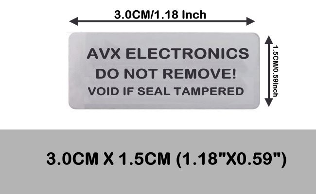 Custom Tamper Proof Stickers Customized Security Evident Warranty Seal/Labels