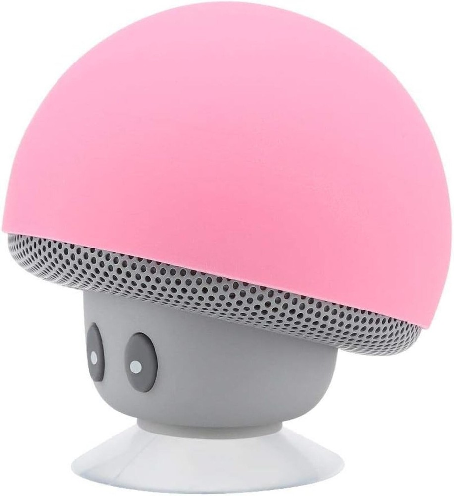 Ciglow Mini Bluetooth Mushroom Speaker, 5V 3W Wireless Audio with Suction Cup