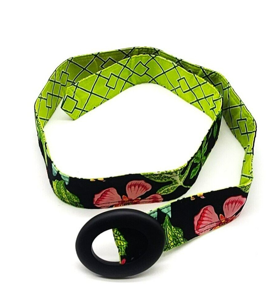 Vera Bradley Multicolor Botanical Pattern Reversible Belt Women's 44 in
