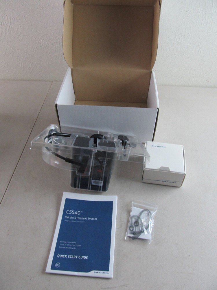 Plantronics CS540 Wireless Headset Convertible DECT New