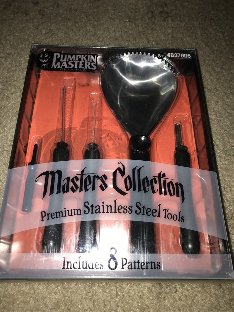 Pumpkin Masters Carving Kit With 8 Patterns