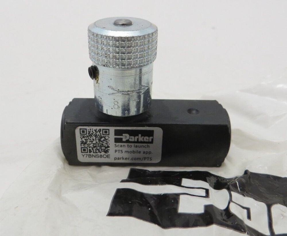 1/8” PARKER 8F200S ColorFlow Flow Control Valve  F200S