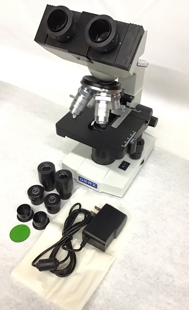 OMAX M82E Series Binocular Biological Compound Microscope 40X-2000X ...