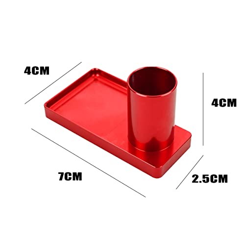 Front Trunk Button Blocker,Aluminum Emergency Storage Frunk Saver Trunk Red