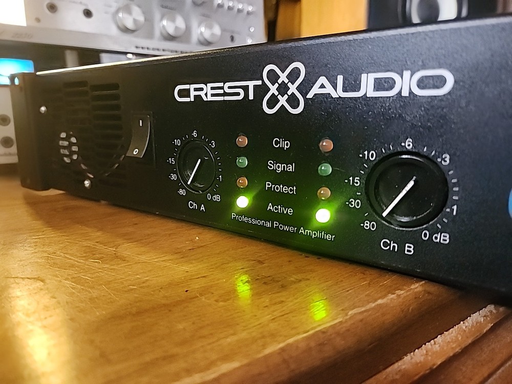 Crest Audio CA6 Professional Power Amplifier - 1500W - Cleaned &Fully Tested 🔥