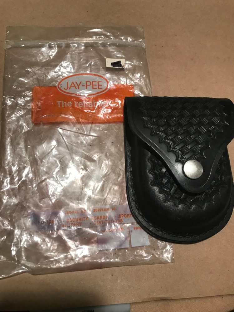 Jay Pee Duty Basket Weave Handcuff Pouch