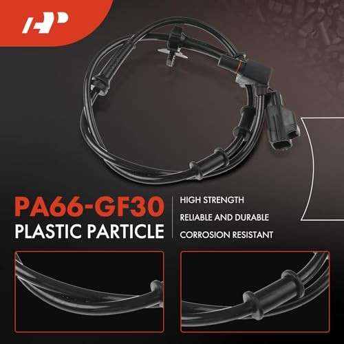 2PC Set Front ABS Wheel Speed Sensor Compatible with 2002 2003 2004 Pack of 2