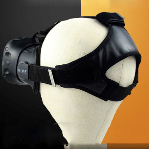 VR Replacement Leather Breathable Head Strap Headband for HTC VIVE Washable