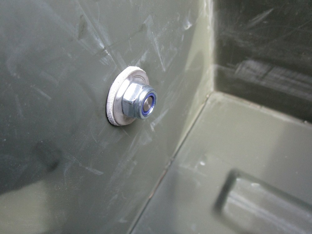 STAINLESS STEEL AMMUNITION AMMO BOX TIN CAN LOCK LOCKING PADLOCK HARDWARE KIT.
