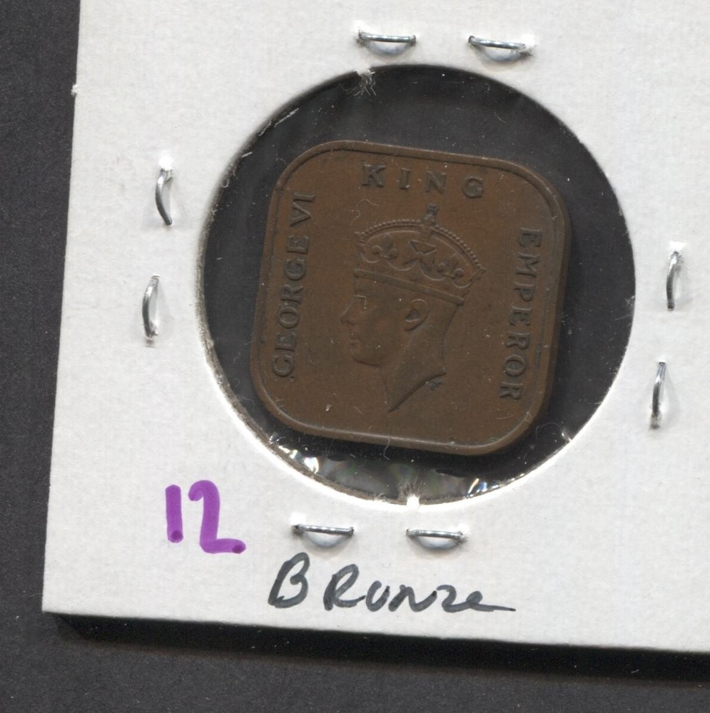 1939-VF+/Malaysia-1 Cent