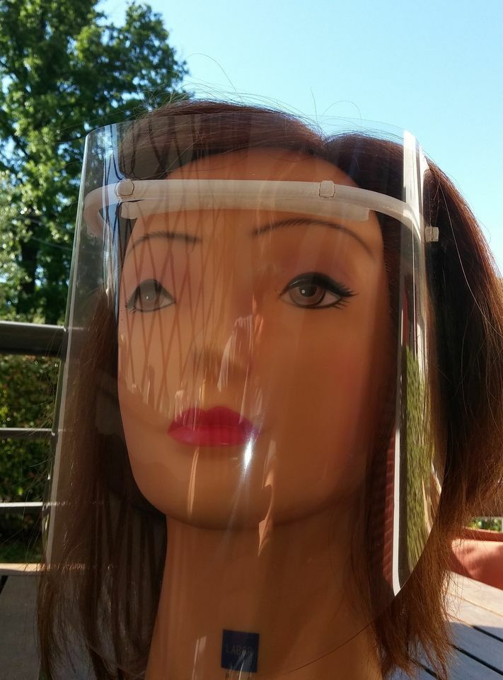 Transparent Plexiglass Paraschizzi Protective Face Screen Protector Visor