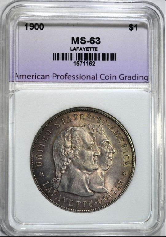 1900 Lafayette Silver Commemorative Dollar - LAFAYETTE