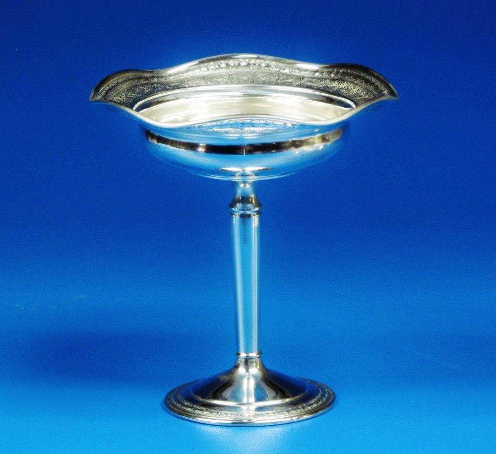 Sterling Silver Weighted Comport Pedestal Candy Dish