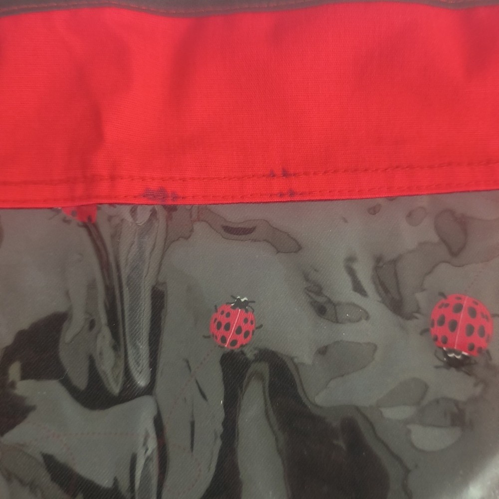 LadyBug Drawstring Bag Pouch Handmade Set Of 2