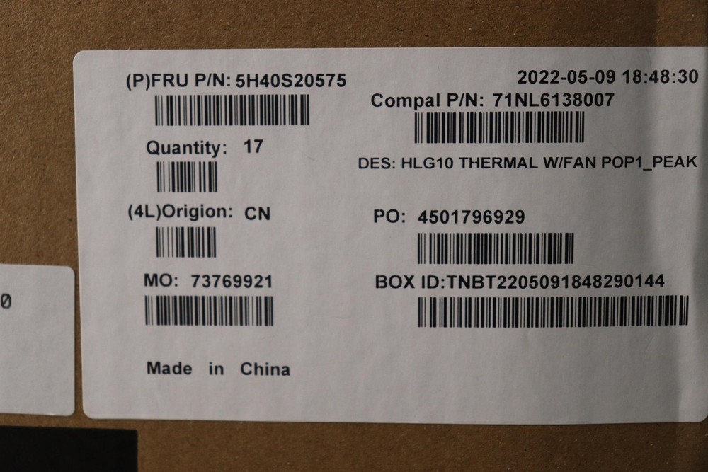 5H40S20575 Thermal module C 82S9_Peak
