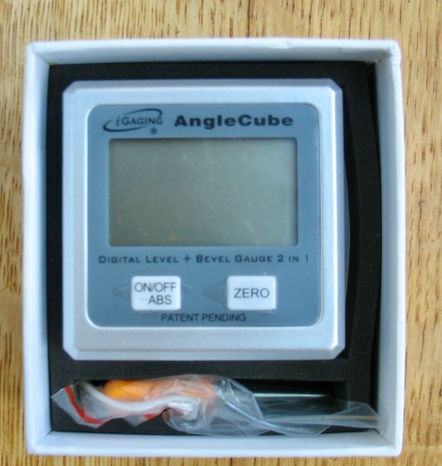 iGaging Angle Cube Digital Angle Protractor Gauge  still in box