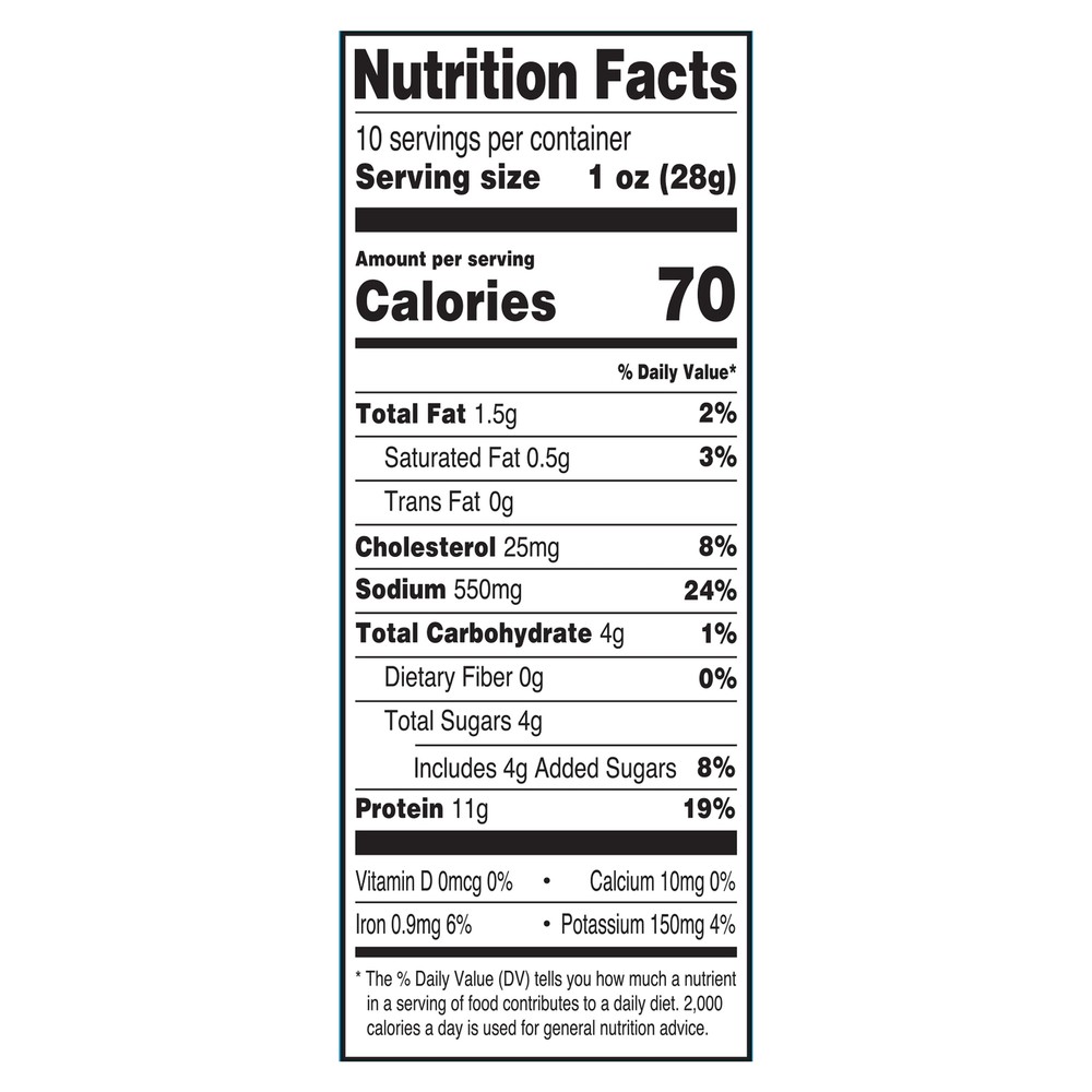 (2 pack) Great Value Original Beef Jerky Value Pack, 10 oz