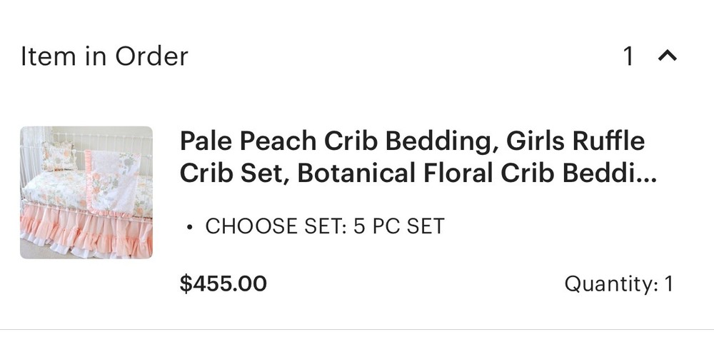 Crib Bedding Set 5 Pc set