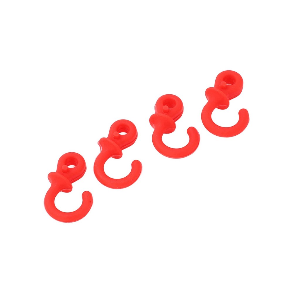 4x Archery String Silencers Monkey Tail Compound Bow String Stabilizer Red