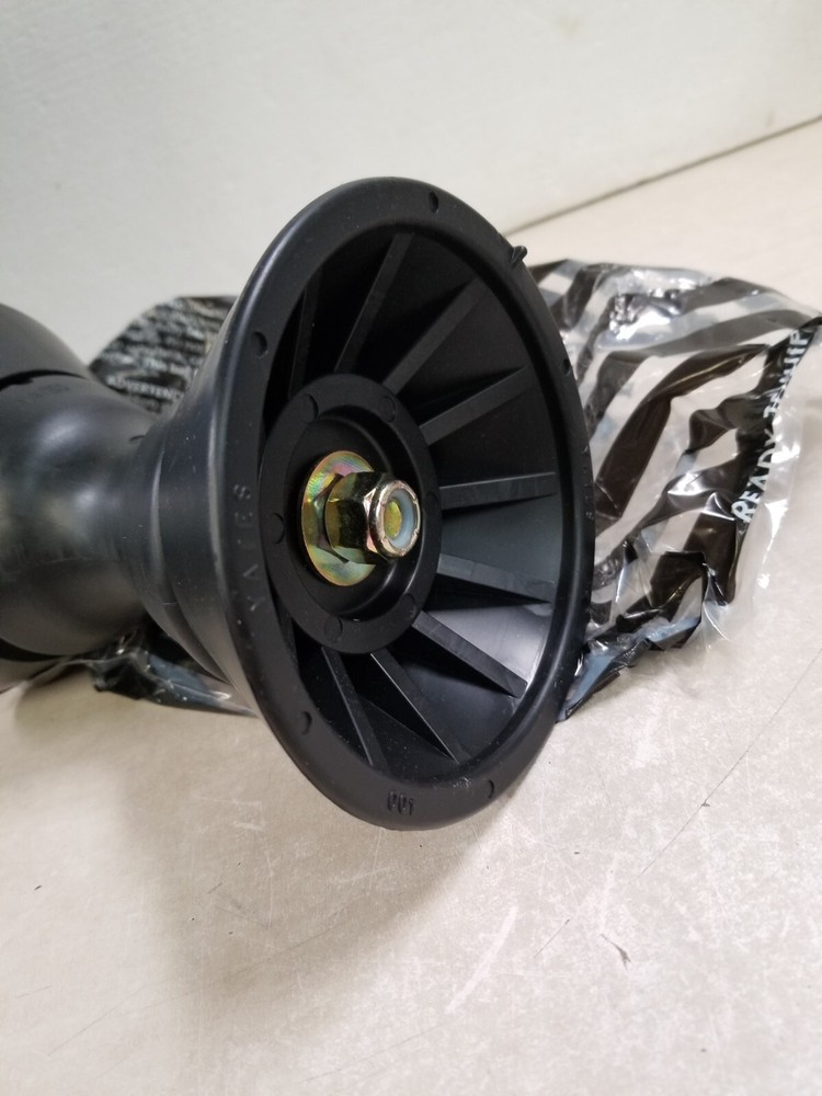 C.E. Smith 29333 4" Bow Bell Roller Assembly - Black TPR