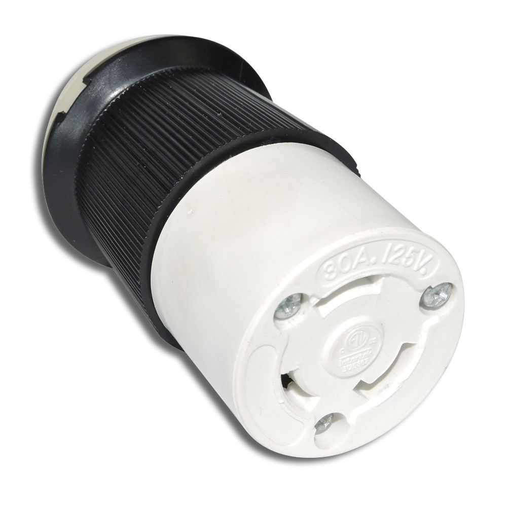 30 AMP RV Power Cord Locking Shore Connector Replacement End Marine Twist Lock