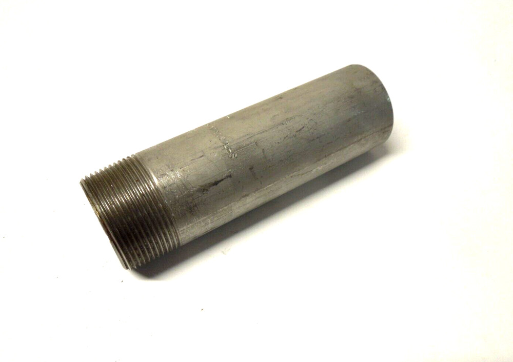 Nipple NPT Thread One End 1-1/2" x 6" Long S-80 304 Stainless Steel   707A2