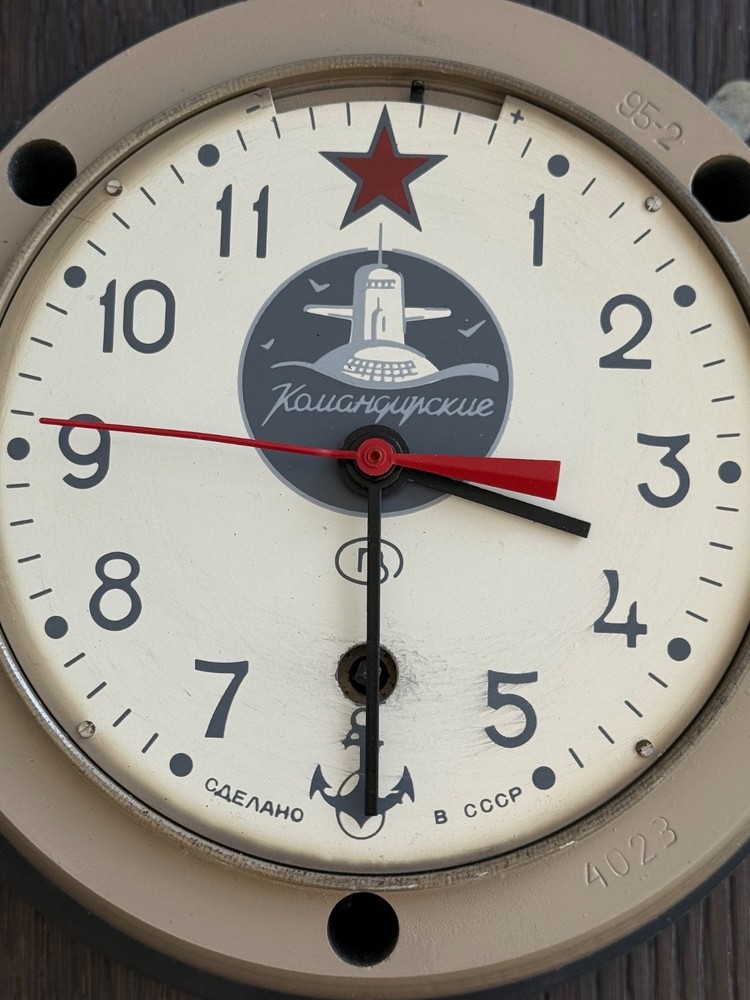 Genuine Soviet Navy-issued marine Chronometer
