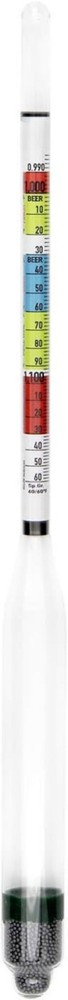 Alcohol Hydrometer Kit for Home Brewing - Brix, ABV, and Gravity Measurer