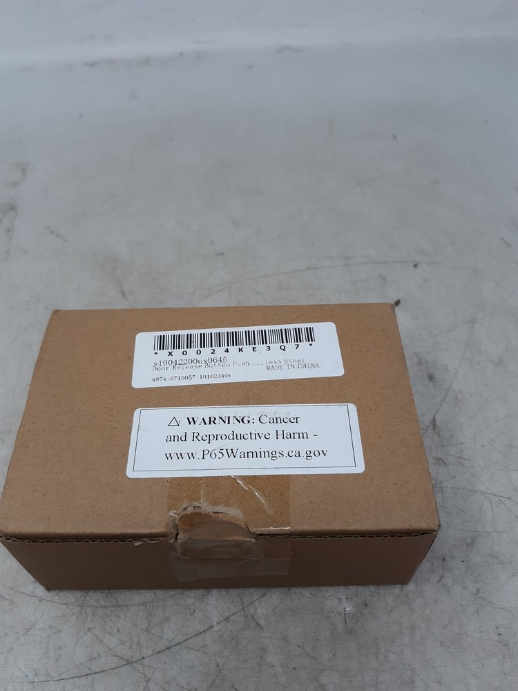 Stainless Steel Door Release Push-Button – Access Control Exit Switch – NO/NC/CO