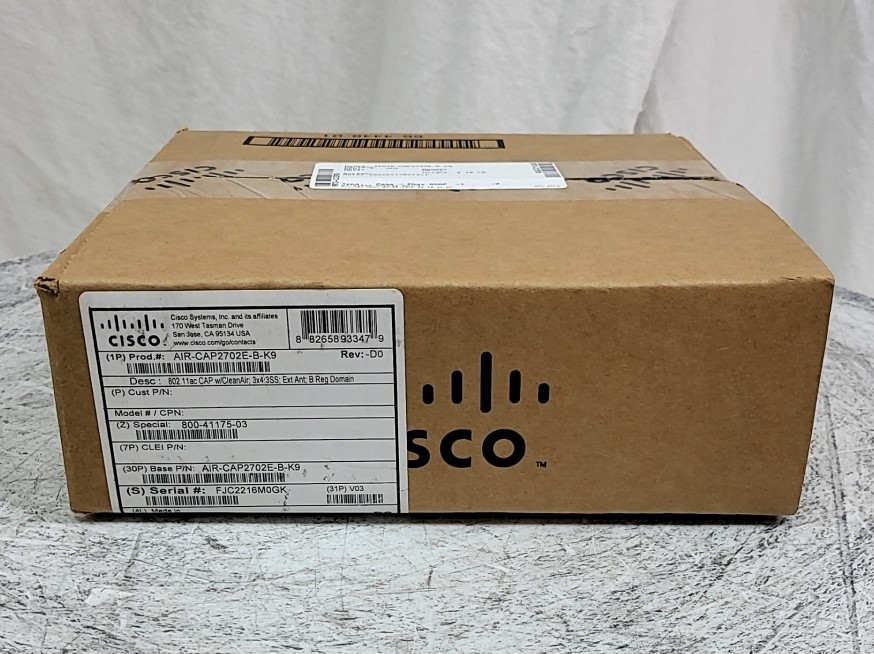 NEW OPEN BOX CISCO AIR-CAP2702E-B-K9 Wireless Access Point SEE NOTES