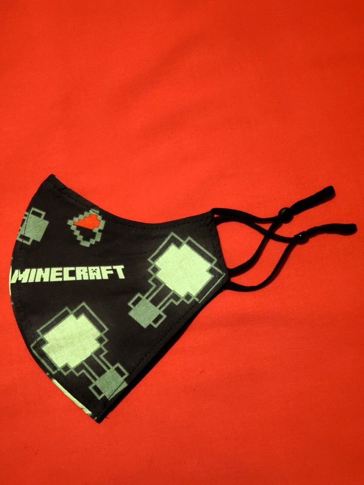 Minecraft Level Up Adjustable Face Mask