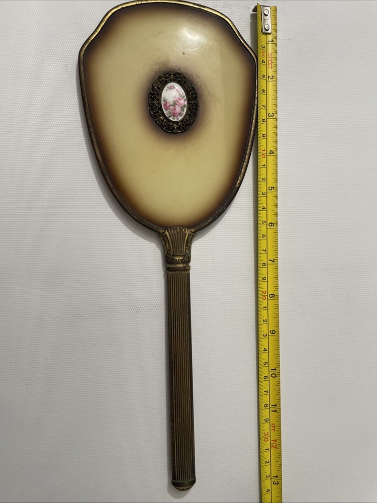 Antique Handheld Vanity Mirror