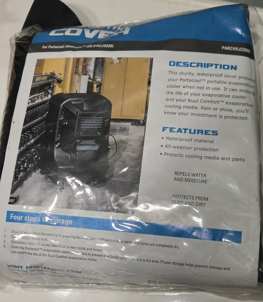 Compact Evaporative Cooler Cover Uline H-8659