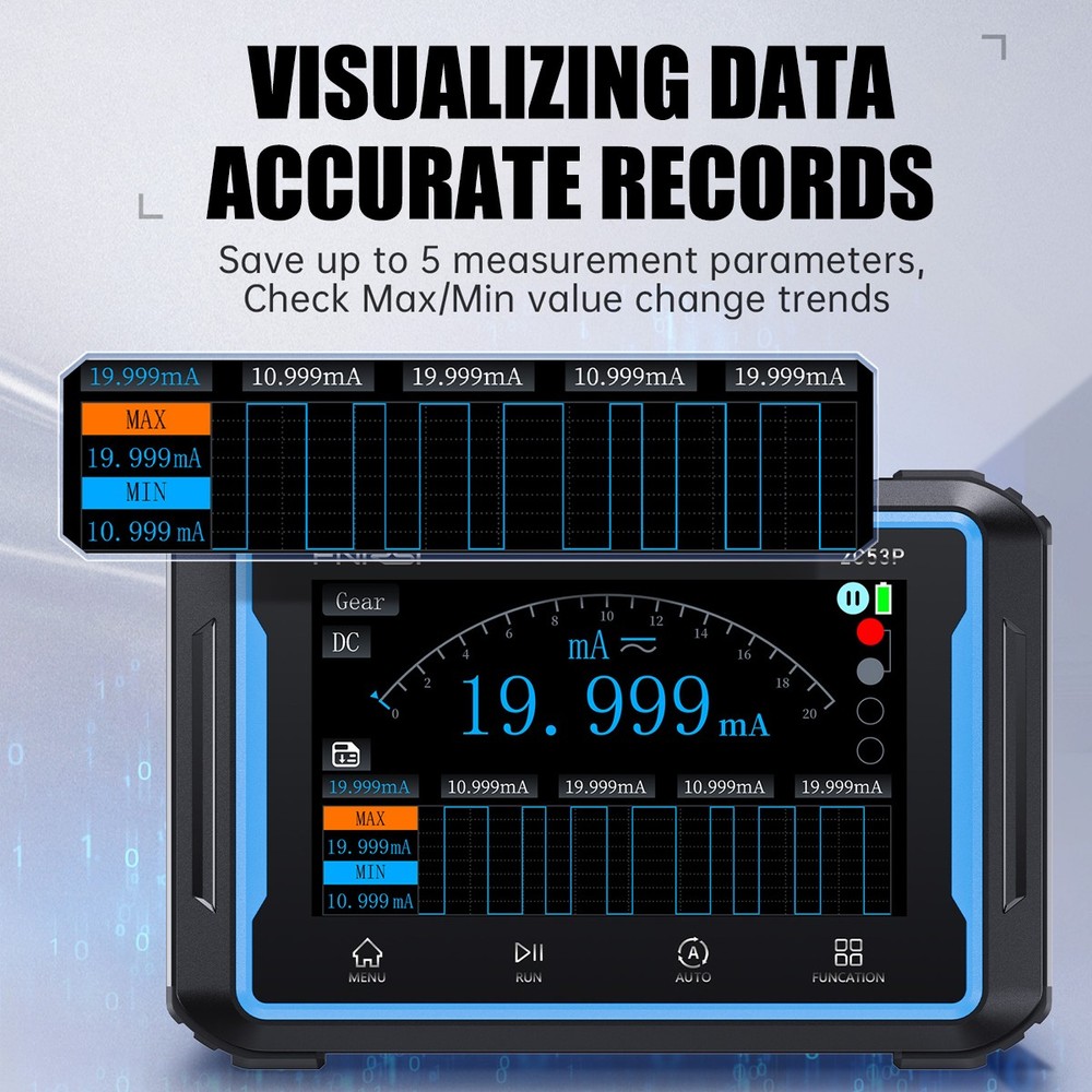 3in-1 Dual Channel Flat Panel Oscilloscope 4.5 Digit Multimeter Signal Generator