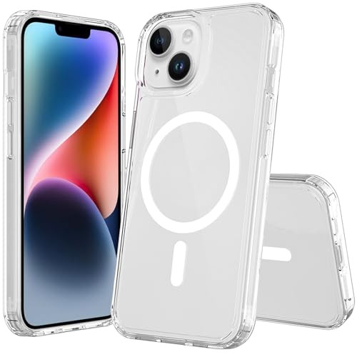 Phone Case Compatible with iPhone 13 & iPhone 14 iPhone 13/14 Clear Magnetic