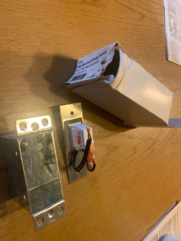 Cooper Door operated canopy switch