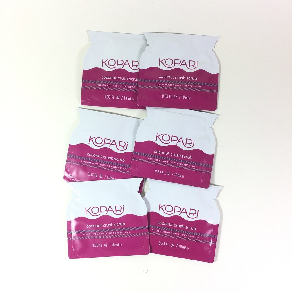 Kopari Coconut Crush Scrub - 6 Samples 0.33 oz each