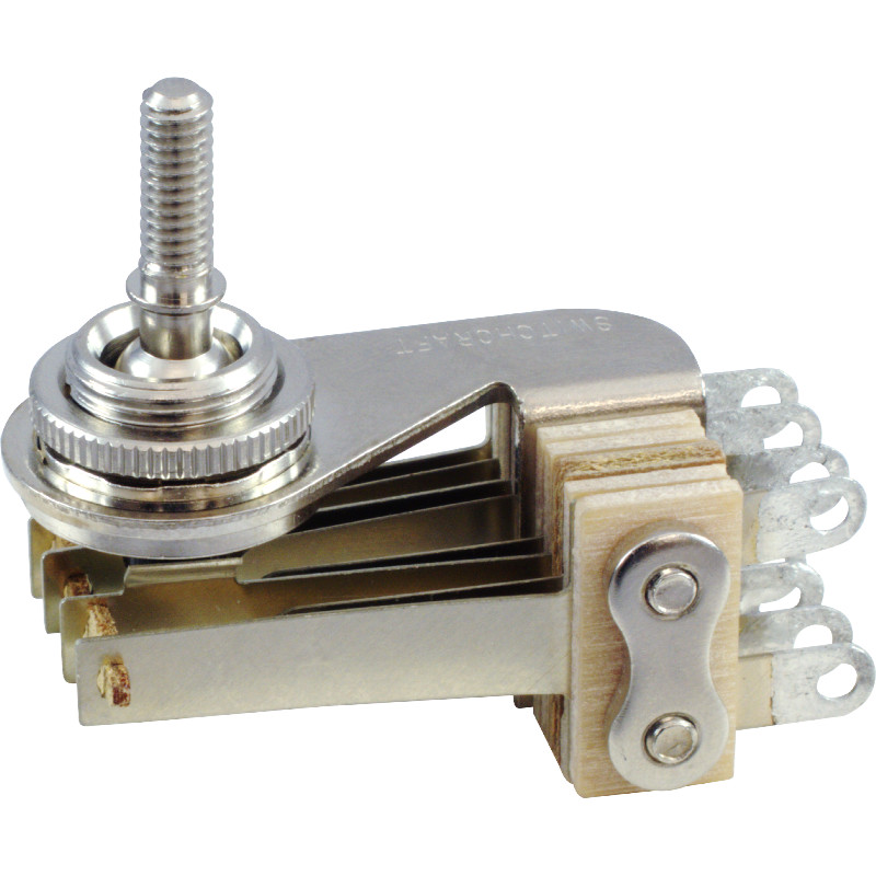 Switch, Switchcraft, Pickup Selector Toggle, DPDT, Right Angle