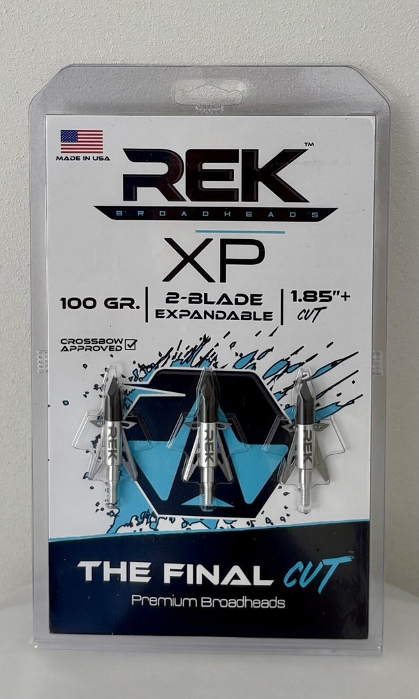 REK XP Broadhead 100 Grain 3 Pack