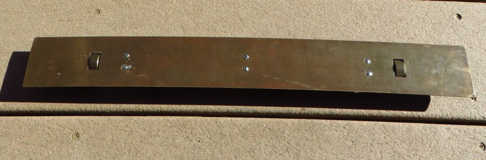 Nautical U.S. Navy Rolling Parallel Ruler Solid Bronze BU Ships 1942 WW2