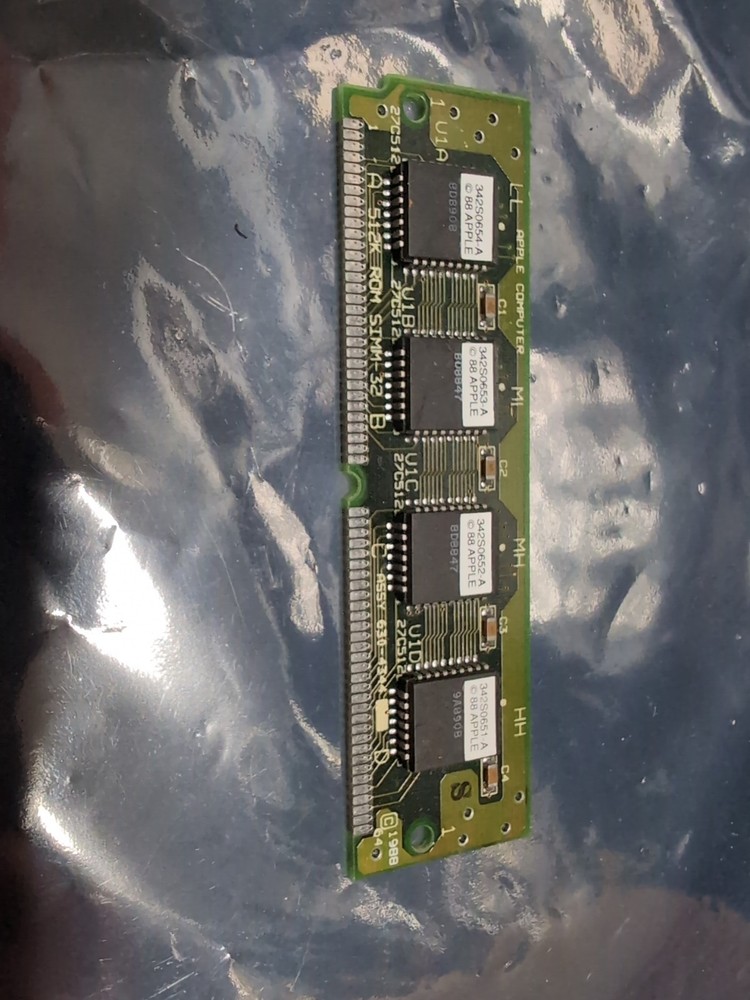 Apple Computer 512 kB ROM SIMM-32 Assembly 630-4344 Memory