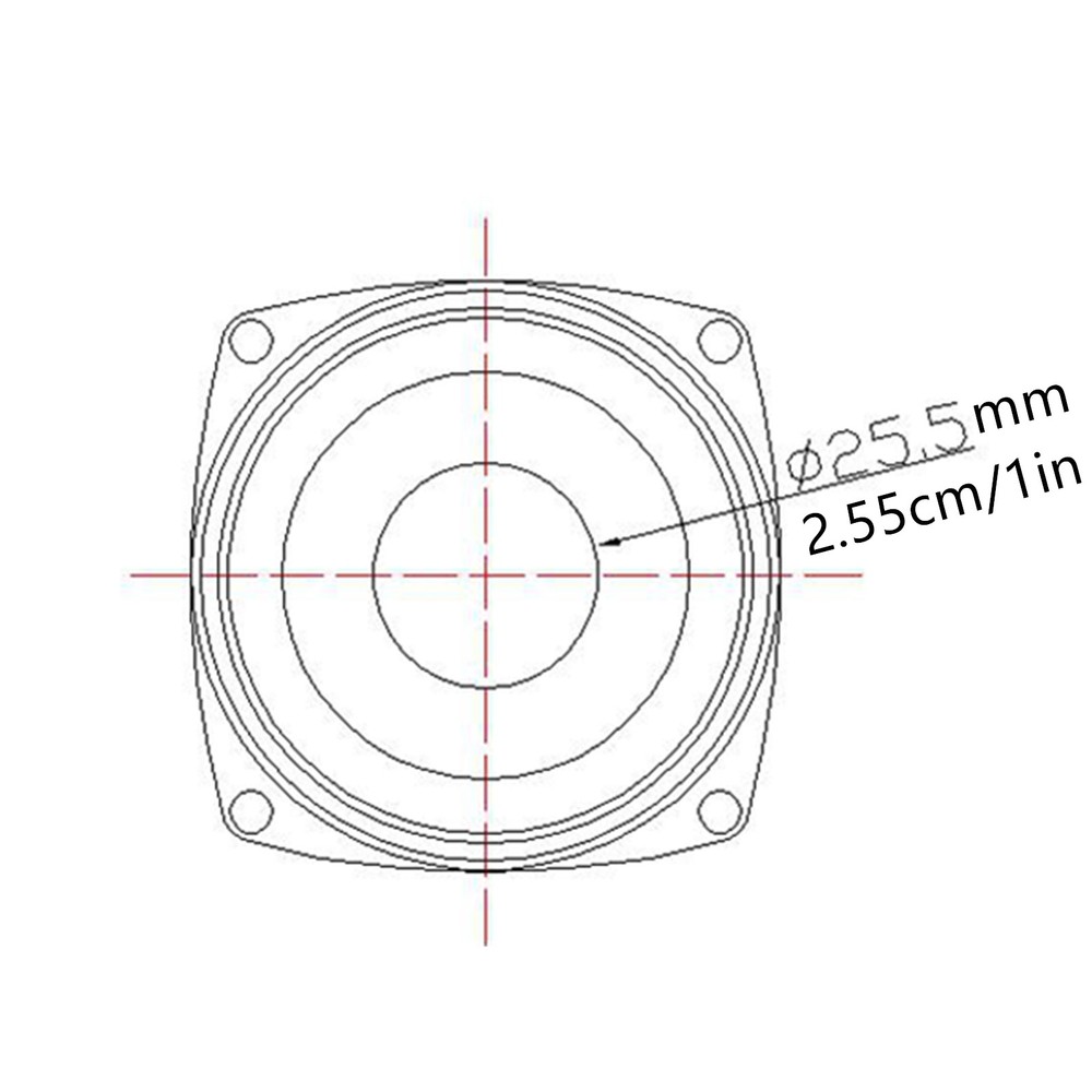 2PCS Professional Audio Speakers Full-Range Frequency Response For Studio/Stage