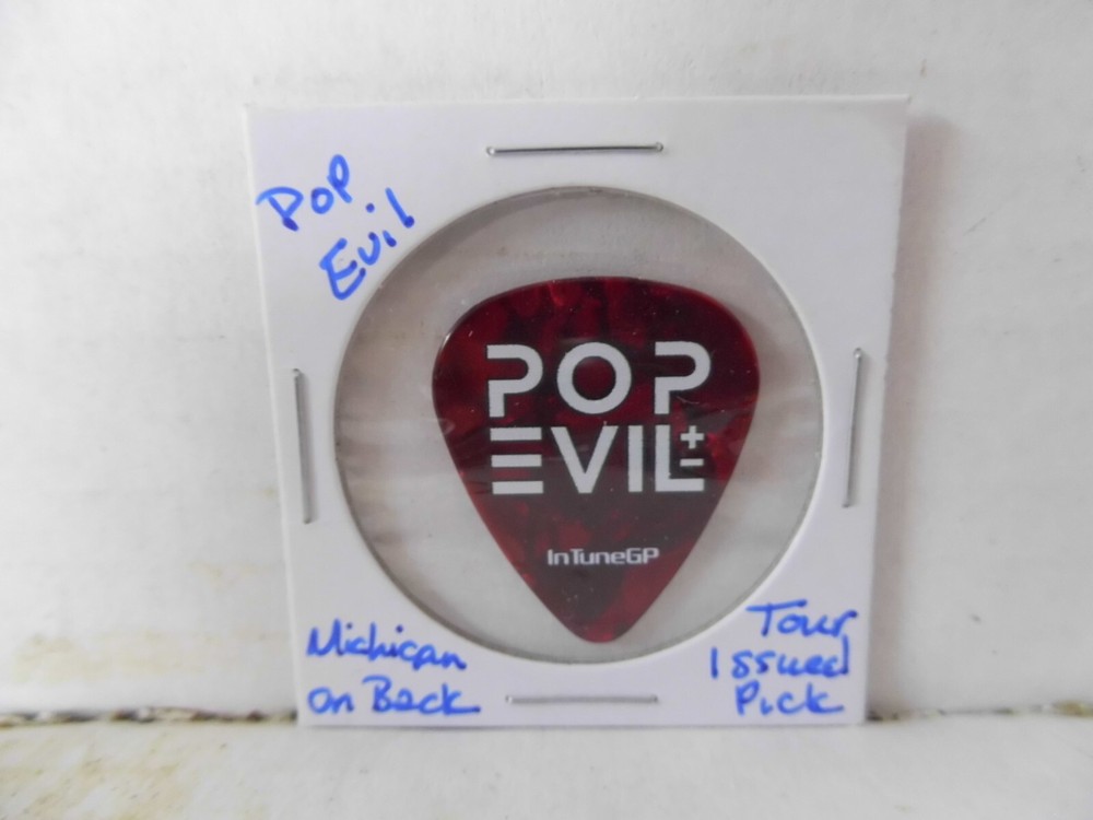 POP EVIL "MICHIGAN ON BACK" GUITAR PICK~READ DESCRIPTION #20~11