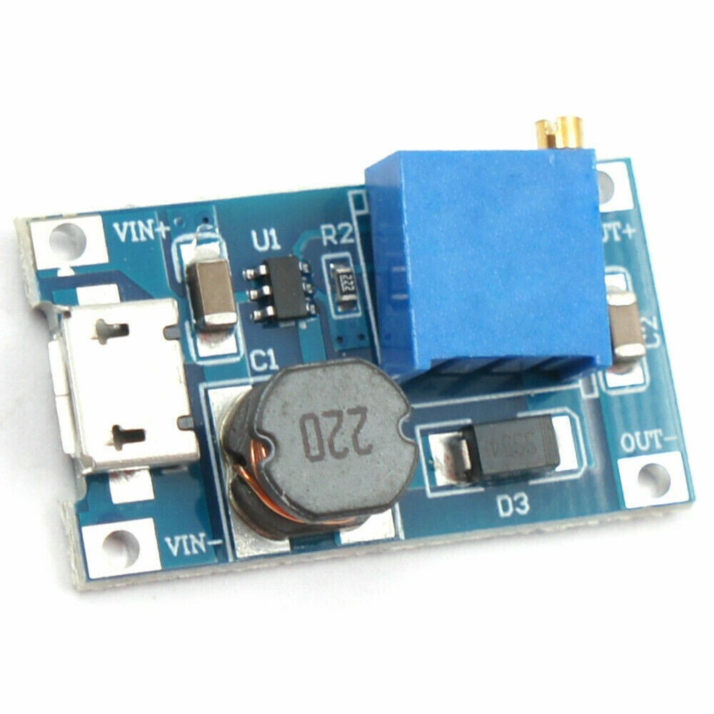 5pcs DC-DC Micro-USB Step Up Boost Module 2-24V IN 5-28V Output Power Converter